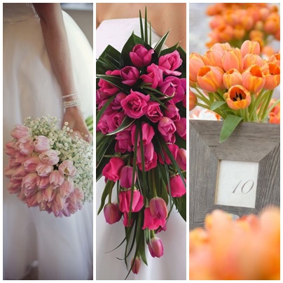 montage tulipes mariage theme paques 