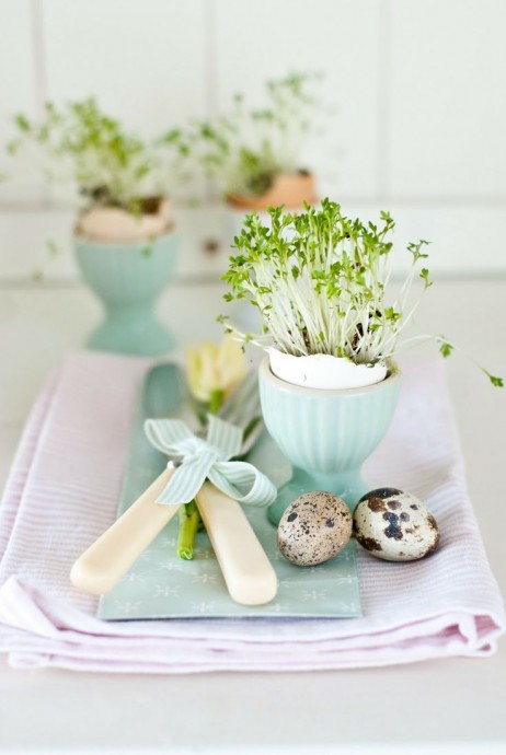 decoration de mariage reception  theme paques